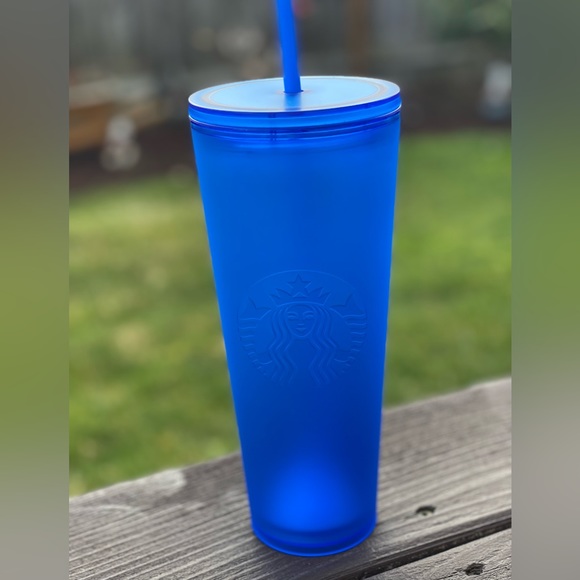 Starbucks Matte Blue Soft Touch Venti Tumbler 2023 Spring Release 🇺🇸 - Picture 2 of 14
